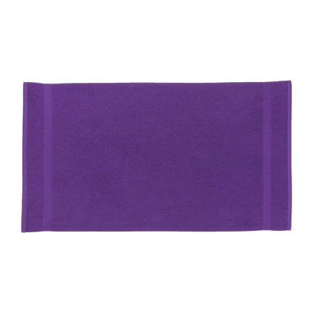 TOWELSOFT King size loop terry beach towel 35 inch x 65 inch-Purple HOME-BL1107-PRPL